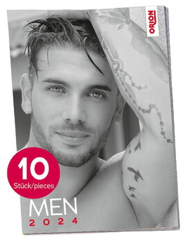 Pin-up Kalender „Men 2024“ im 10er-Pack