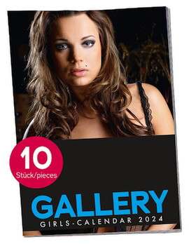 Pin-up Kalender „Gallery Girls 2024“ im 10er-Pack