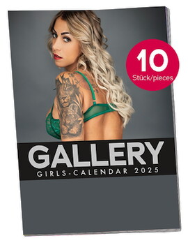 Pin-up Kalender „Gallery Girls 2024“ im 10er-Pack
