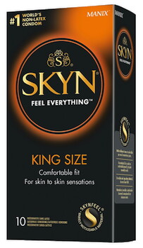 Latexfreie Kondome „King Size“, extra groß