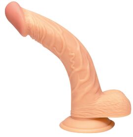 Hauptbild von Naturdildo „Curved Passion“, 19 cm, mit Saugfuß