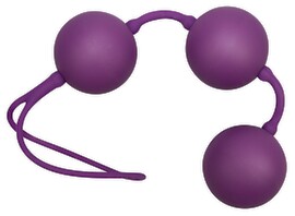 Liebeskugeln „Velvet Purple“, 3 Kugeln, 80 g, Ø 3,5 cm