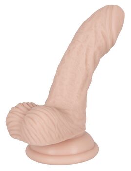 Naturdildo „Silicone Dildo S“, 14,5 cm mit Saugfuß, sehr biegsam