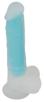 Hauptbild von Naturdildo „Glow in the Dark” mit Saugfuß