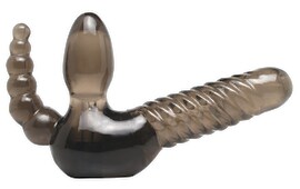 Strap-On „Strapless Strap-On with Anal Stimulator“, mit Analkette