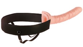 Hauptbild von Umschnalldildo „10" Flesh Hollow Strap-on“, hohl