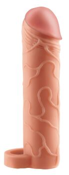 Hauptbild von Penishülle mit Hodenring „Perfect 1" Extension with Ball Strap“, verlängert um 2,5 cm