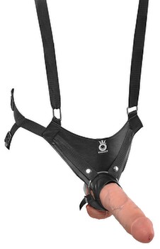 Hauptbild von Strap-on Harness „Hollow Strap-On Suspender System“, Dildo hohl