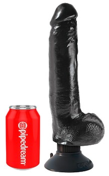 Vibrator „9" Vibrating Cock with Balls“, 23 cm