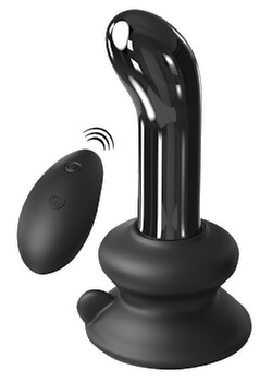 Vibrator „No. 84“ aus Glas mit abnehmbarem Saugfuß