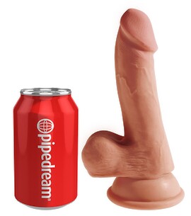 Dildo „6,5" Triple Density Cock with Balls“, 17 cm