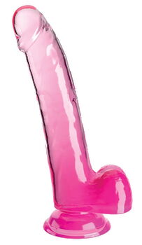 Naturdildo „9“-Cock with Balls“ mit Saugfuß