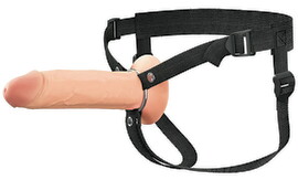 Hauptbild von Penishülle „Hollow Silicone Strap-on“ mit Umschnallgurt