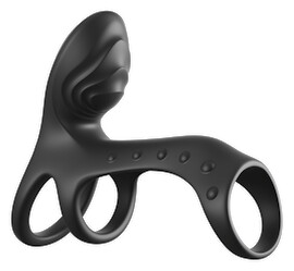 Hauptbild von Penismanschette „Ultimate Couples Cage Pro“ mit Doppel-Vibration