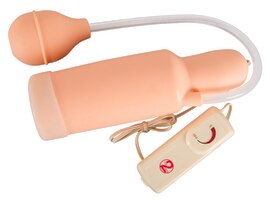 Masturbator „French Kiss“ mit Vibration und Pumpball