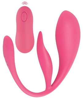 Vibro-Ei „RC Double Pleasure Love Ball“ mit Klitorisvibrator