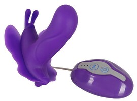 Rabbitvibrator „Flutter Butterfly”, 8 cm, 7 Vibrationsmodi