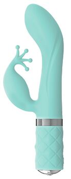 Hauptbild von Rabbitvibrator „Kinky Luxurious Dual Massager“ mit Swarovski®-Kristall