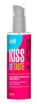 Hauptbild von Intimgel „Kiss and Taste!“ mit Wärme-Effekt