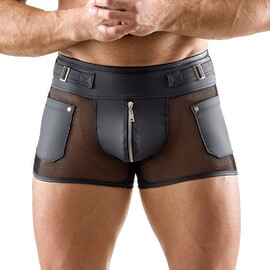Hauptbild von Pants im Mattlook mit Netz-Einsätzen