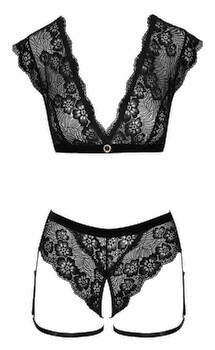 Hauptbild von Dessous-Set aus Blütenspitze