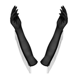 Handschuhe „Milladis“ mit Kettchen-Fransen