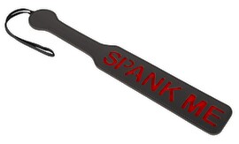 Paddel „Spank me“, 39 cm, in Leder-Optik