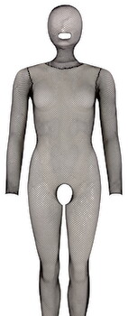 Hauptbild von Ouvert-Catsuit mit angenähter Kopfmaske