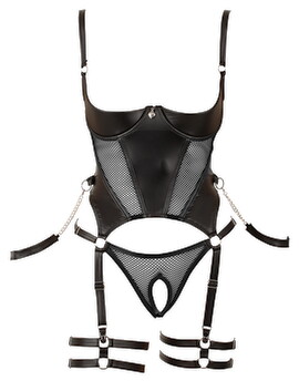 Hauptbild von Ouvert-Body inklusive Soft-Armfesseln