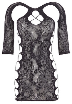 Kleid plus Spitzen-String