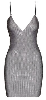 Hauptbild von Netz-Minikleid mit Allover-Strassbesatz