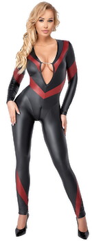 Hauptbild von Overall im 2-farbigen Mattlook, rundum elastisch