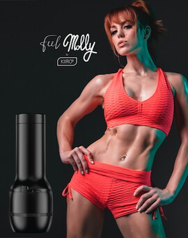 Masturbator „Feel Molly Stewart“ mit intensiver Stimulationsstruktur