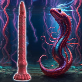 Hauptbild von Dildo „The Enormous Eel“ mit Saugfuß