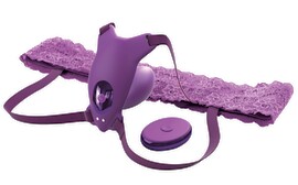 Vibro-String „Ultimate G-Spot Butterfly Strap-on“ mit Fernbedienung