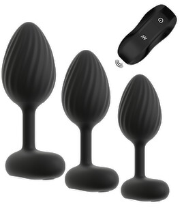 Hauptbild von 3-teiliges Analplug-Set mit Vibration