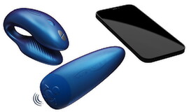 Hauptbild von Paarvibrator „Chorus“ mit Squeeze-Fernbedienung
