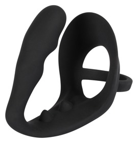 Hauptbild von Penis-/Hodenring „Ring & plug“ mit Analplug