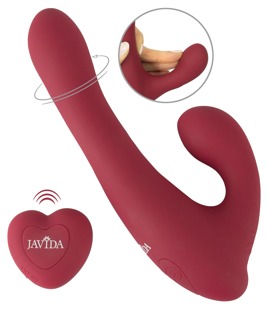 Hauptbild von „RC Rotating Rabbit Vibrator“ mit Fernbedienung im Herzdesign