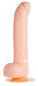 Naturvibrator „One Touch Silicone“, 22 cm, mit Saugfuß