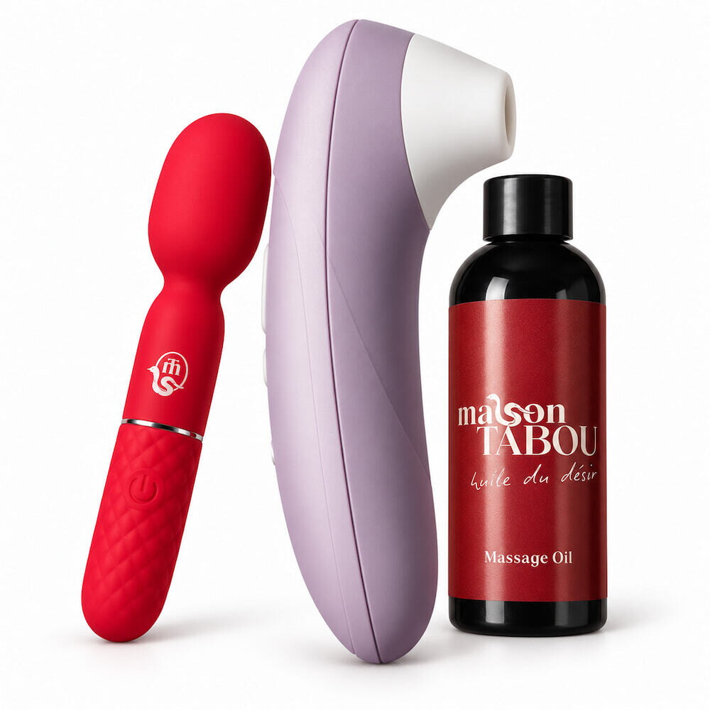La Grande Nuit – Maison Tabou Genuss-Set mit Womanizer Pro, 3-teilig