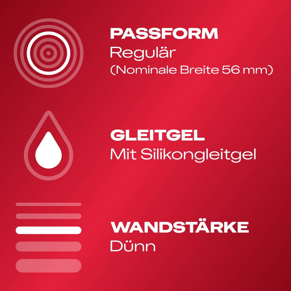 Kondome „Gefühlsecht Classic“, transparent