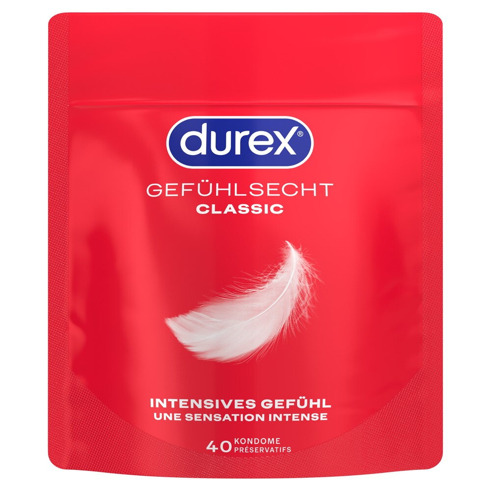 Kondome „Gefühlsecht Classic“, transparent