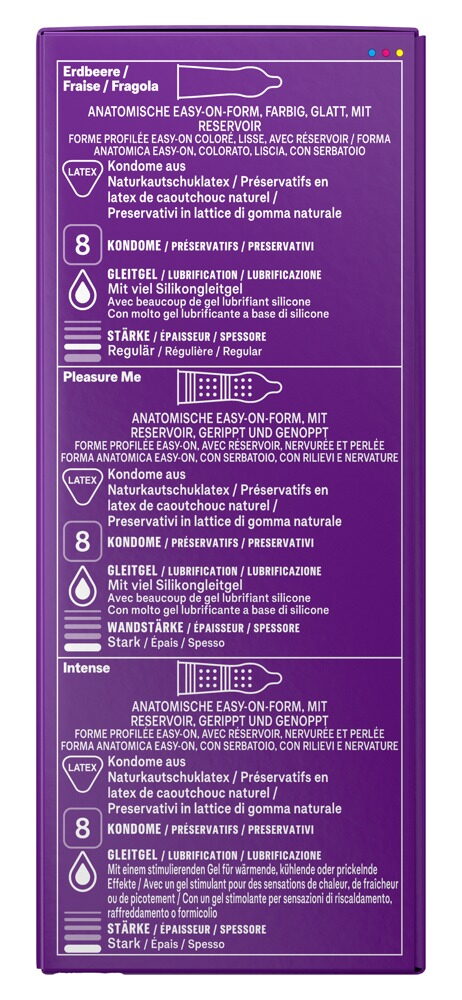 Kondom-Set „Love Mix“ mit 5 spannenden Sorten
