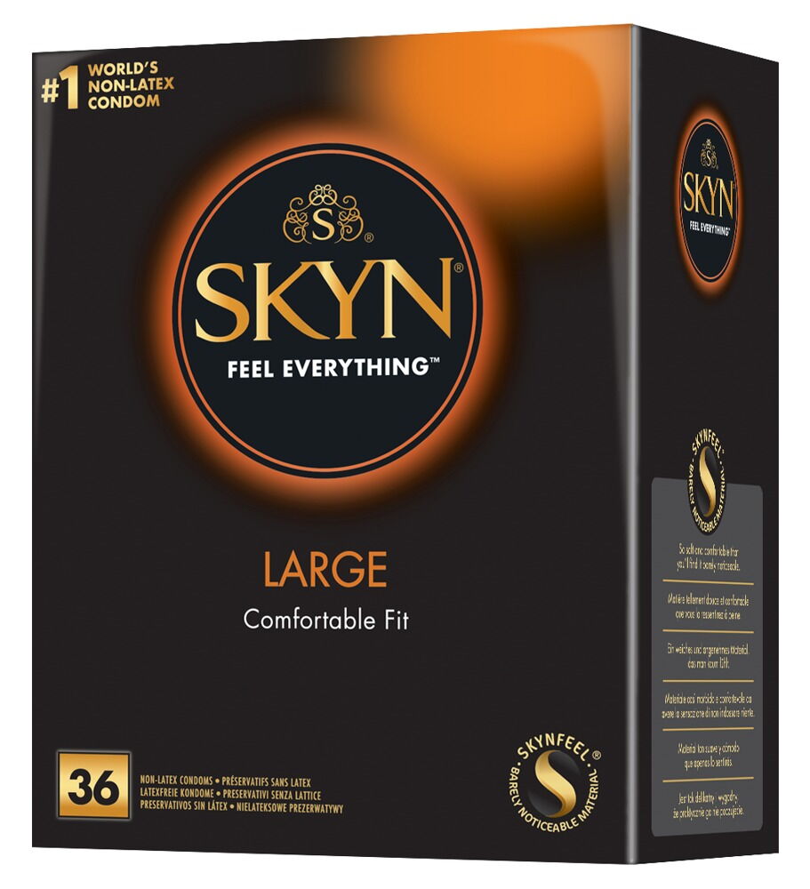 Latexfreie Kondome „Skyn Large“, extra groß