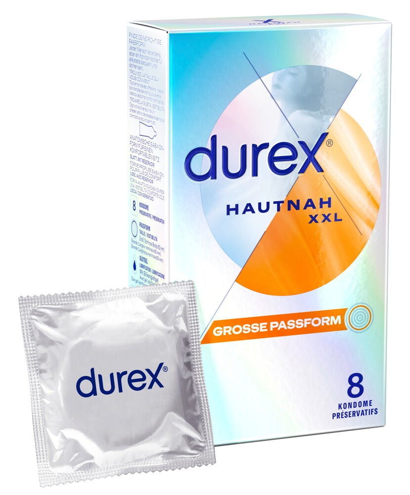 Kondome „Hautnah XXL“ in großer Passform