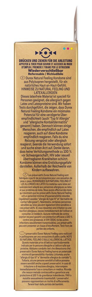 Kondome „Natural Feeling“ latexfrei