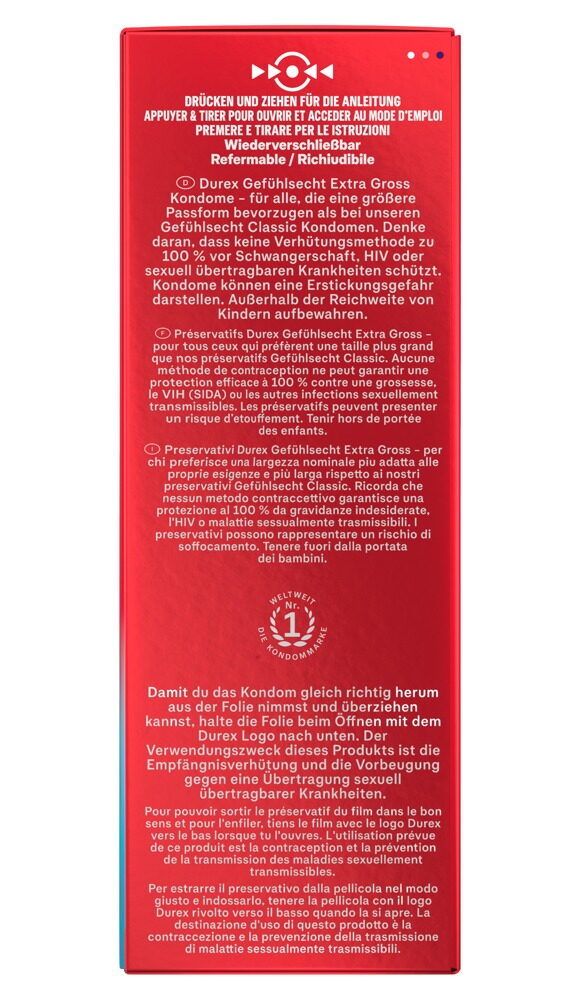 Kondome „Gefühlsecht XXL“