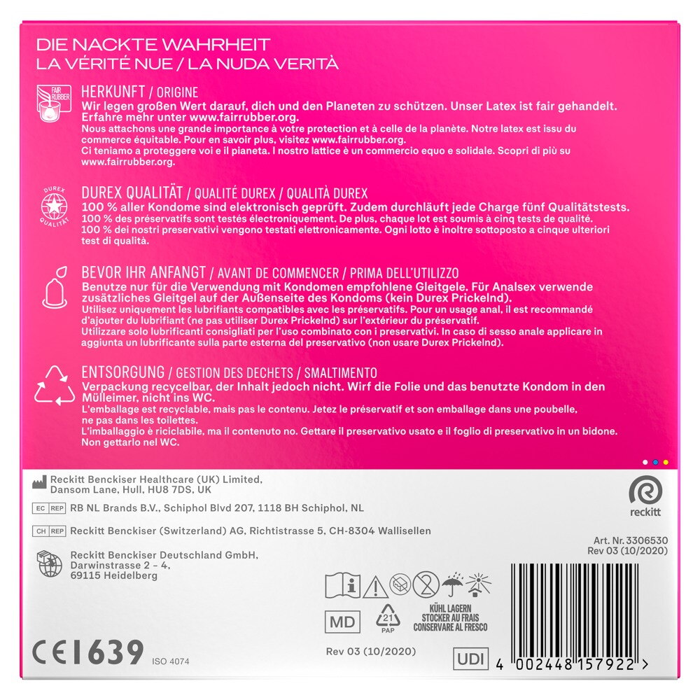 Kondome „Pleasure Me“ mit Noppen und Rillen