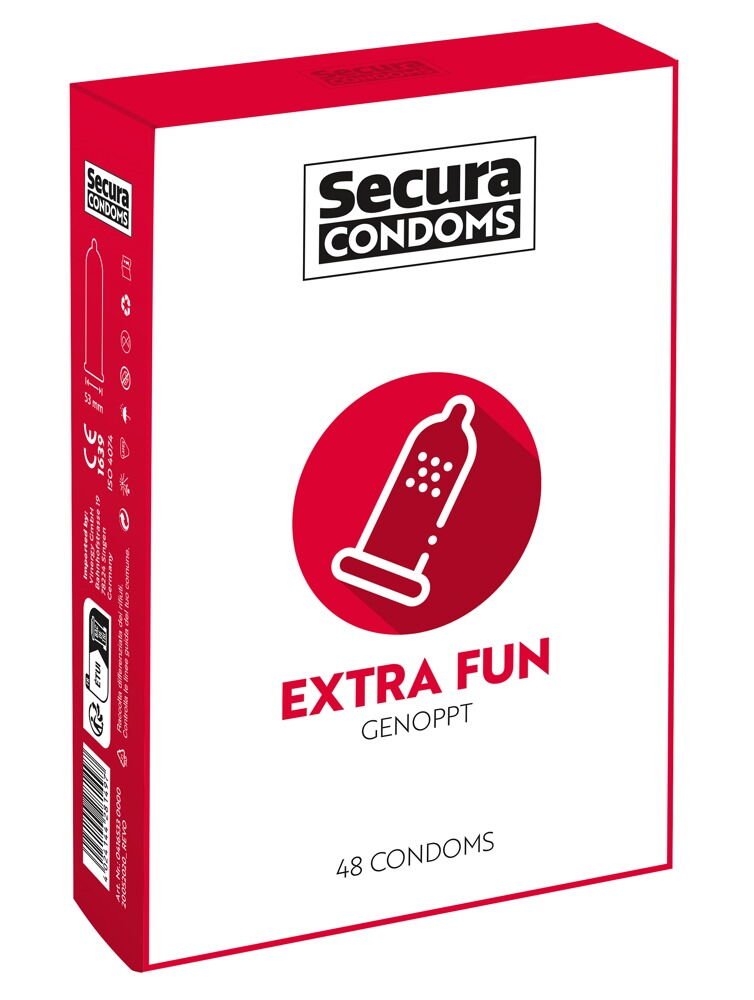 Kondome „Extra Fun“ mit Stimulationsnoppen